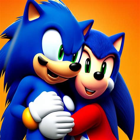 Organic Ant952 Super Mario And Sonic The Hedgehog Hugging