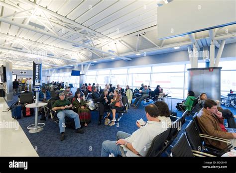 Departure Gate In American Airlines Terminal 8 Jfk Airport New York