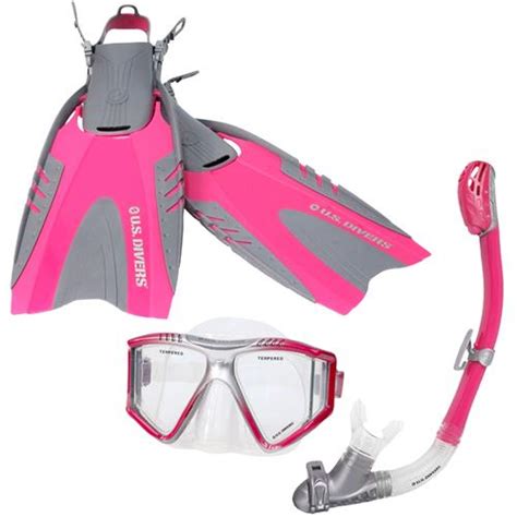 Us Divers Lux Lx Purge Phoenix Pivot Mask Fin And Snorkel Set