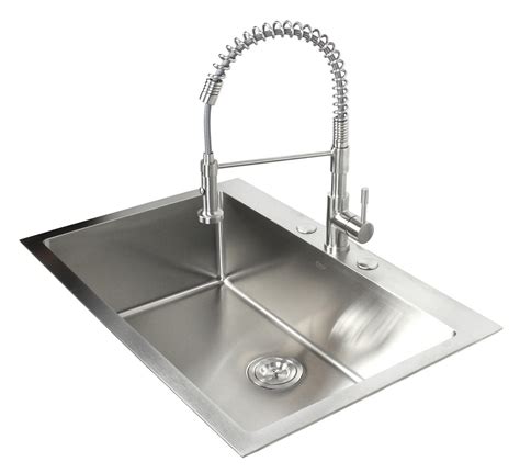 We sell undermount sinks, stainless steel sinks, stainless kitchen sinks, topmount sinks, bathroom sinks, and many other specialty sinks. 33 Inch Top-Mount / Drop-In Stainless Steel Single Bowl ...