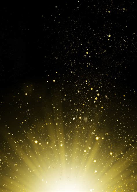 Particle Light Spots Bright Spot Gold Dust Background Psd Free