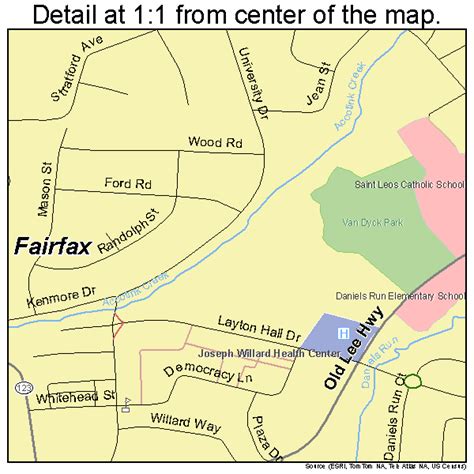 Fairfax Virginia Street Map 5126496