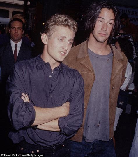 Alex Winter And Keanu Reeves At The Premiere Of Bill And Teds Excellent