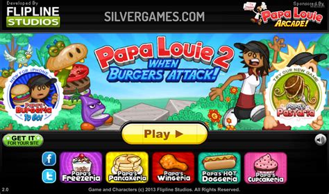 Papa Louie 2 Online Spielen Auf Silvergames 🕹️