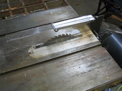 This is a blade guard i built for my table saw a few years ago. Tablesaw blade guard - bolis.com
