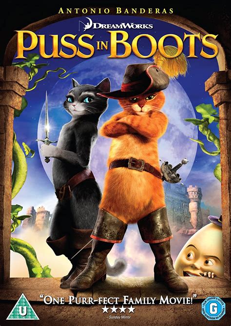 Puss In Boots Dvd Uk Antonio Banderas Chris Miller