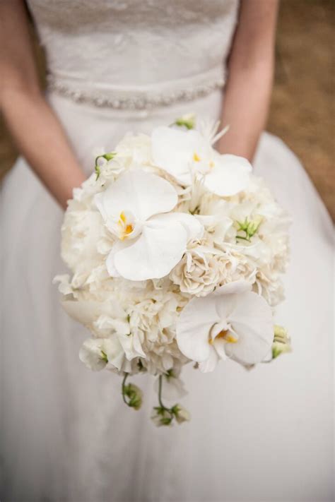 White Orchid Bridal Bouquet
