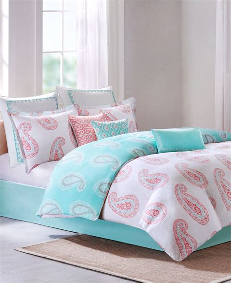 Echo Madira Coral Comforter And Duvet Sets Bedding Collections Bed
