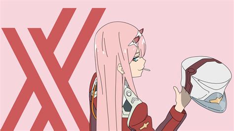 Pink Aesthetic Wallpaper Anime Zero Two Anaellaeletefanfiction