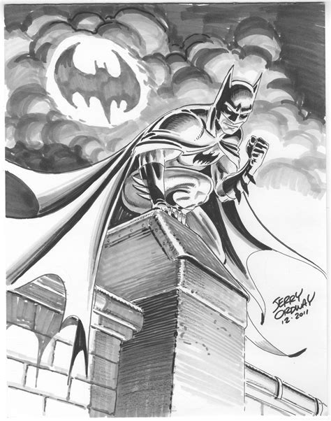 Ordsters Random Thoughts Batman Tonal Drawing With Copic Markers