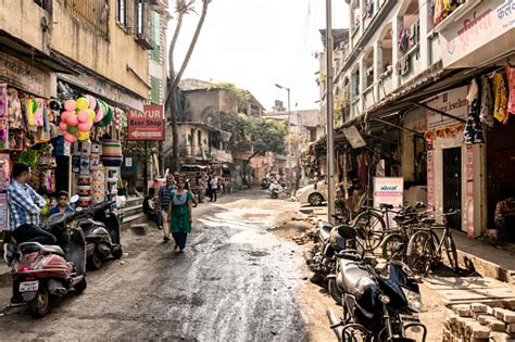 Mumbai Street Scene Stock Photo Download Image Now Architecture