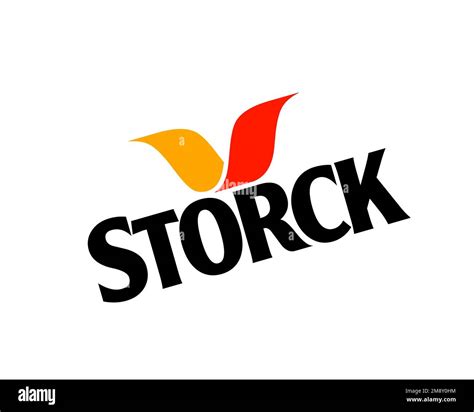 August Storck Rotated Logo White Background Stock Photo Alamy