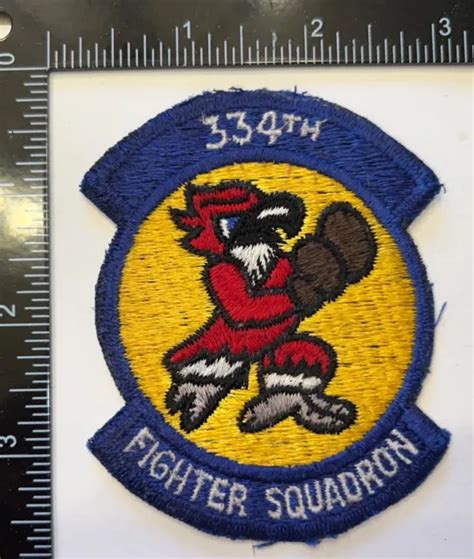 Usaf Us Air Force 334th Fighter Squadron Patch 2200 Picclick