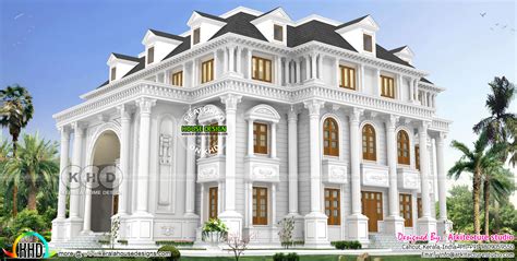 Super Luxury Colonial House With 6 Bedrooms Kerala Home Design