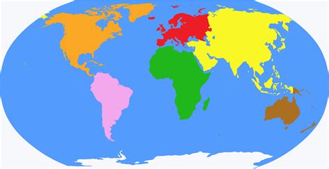 Clipart Globe Continent