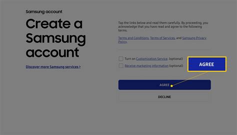 How to Create a Samsung Account