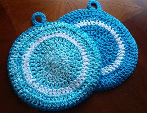 crochet round potholder crochet for beginners