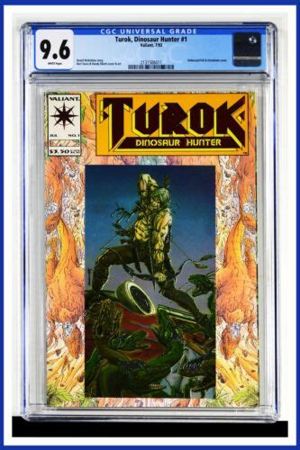 Turok Dinosaur Hunter Cgc Graded Valiant July Foil Cover