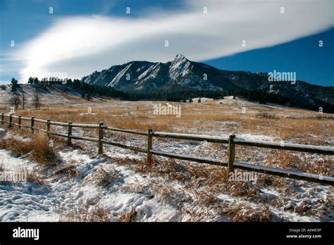 Chautauqua Park At The Base Of The Flatirons In Boulder Colorado