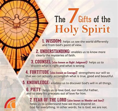 The 7 Ts Of The Holy Spirit Live By Faith