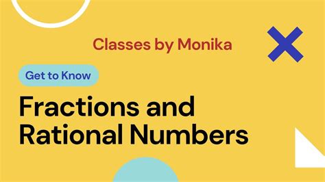 Fractions And Rational Numbers Youtube