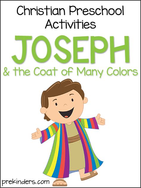 Joseph And The Coat Of Many Colors Christian Preschool Activities