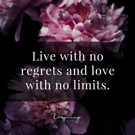 No Regrets Regrets Life Learning
