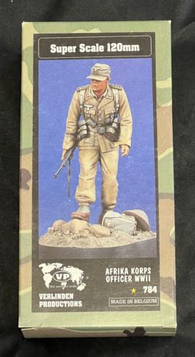 Verlinden 120mm 116 Ww2 German Dak Africa Corps Resin Figure Kit Ebay
