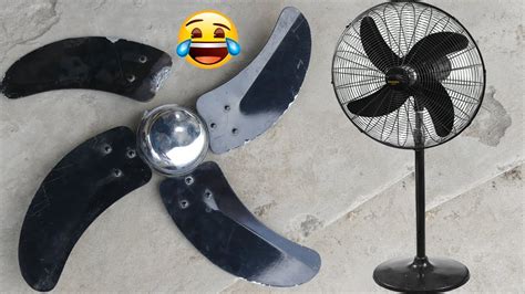 How To Repair The Blade Of Sk Pedestal Fan Youtube