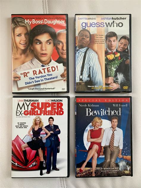 4 Romantic Comedy Dvd Movies My Bosss Daughter Guess Who Super Ex Gf