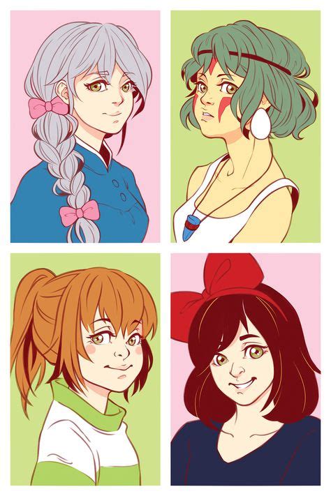 Studio Ghibli Girls Characters