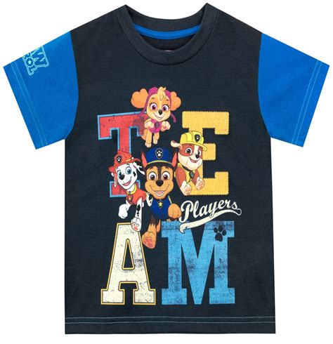 Buy Boys Paw Patrol T Shirt Kids Official Merchandise