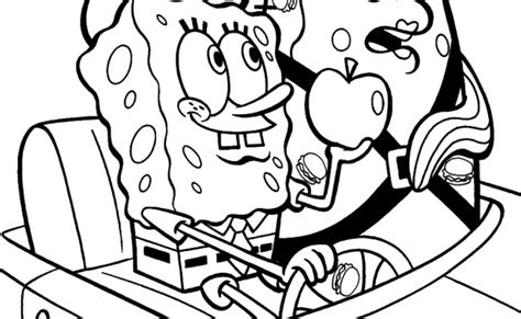 Kolorowanka Spongebob Do Druku Malowanki Z Bajki Dla Dzieci Otosection