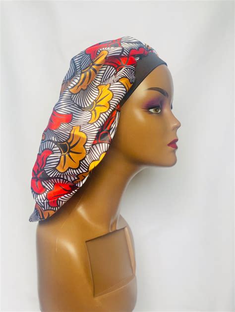 African Print Colourful Silk Bonnets Protects Hair From Etsy