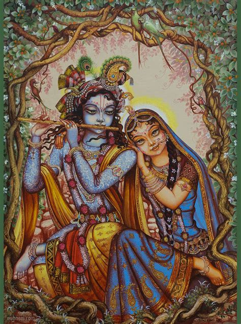 Krishna Famous Paintings Of India In Ancient Times There Has Been