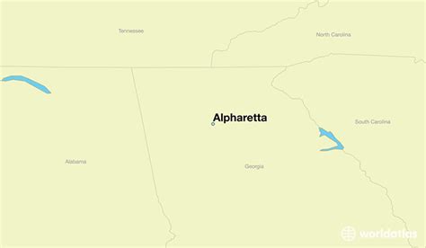 Where Is Alpharetta Ga Alpharetta Georgia Map