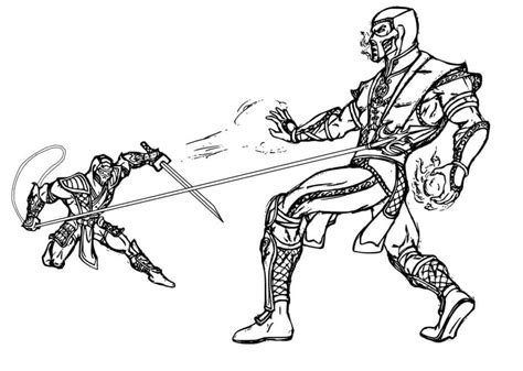 Scorpione Mortal Kombat Disegni Da Colorare Disegni Da Colorare 11340