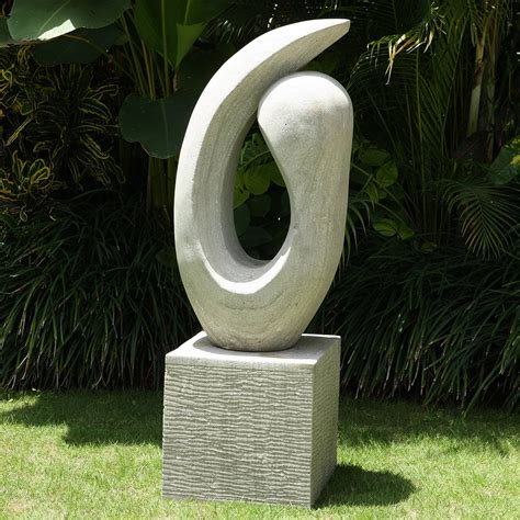 Large Garden Sculptures Perplexity Modern Art Stone Statue Amazon Co