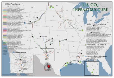 Us Co₂ Infrastructure Map Rbn Energy