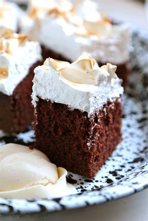 Chocolate Cake With Marshmallow Frosting Country Cleaver