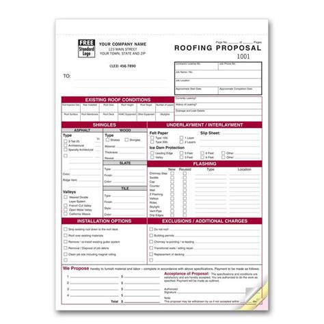 Roofing Invoice Template Invoice Example