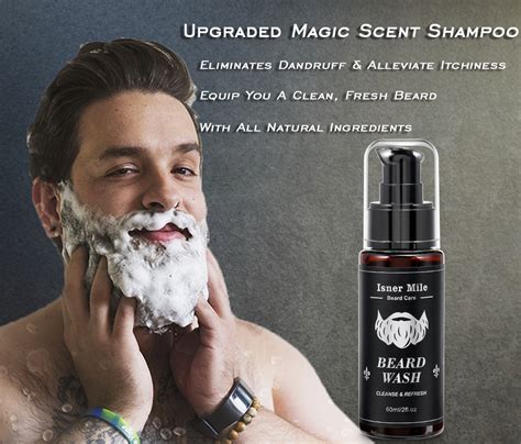 Isner Mile Upgraded Beard Kit For Men Beard Growth Grooming And Trimming