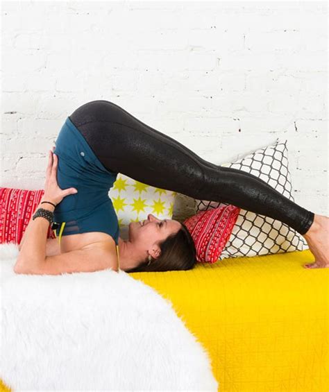 6 Lazy Girl Yoga Poses You Can Do Without Leaving Your Bed Brit Co