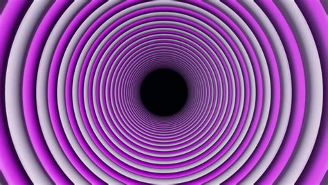 Abstract Background Animated Hypnotic Tunnel Colorful Stock Footage