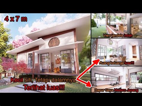 5 warna cat ruang tamu yang bisa buat ruangan terlihat luas. Desain Rumah Ala Jepang 4x7 - Kecil Namun Terlihat Luas ...