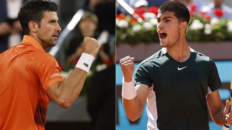 Horario y dónde ver el Novak Djokovic vs Carlos Alcaraz de semifinales del Mutua Madrid Open