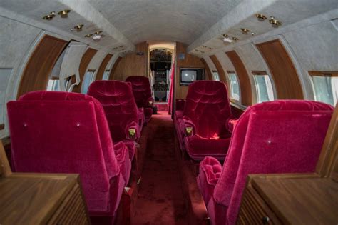 you have to see inside elvis presley s untouched private jet elvis presley elvis private jet