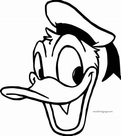 Duck Donald Coloring Face Olphreunion Halloween Sheets