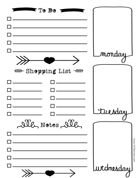 Free Printables For Your Bullet Journal