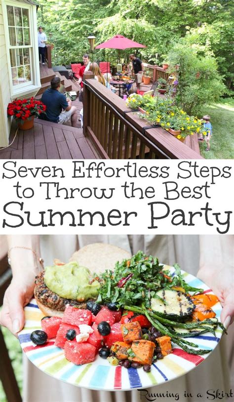 Cookouts always seem like a good idea until bugs, sun and maybe a rusty nail here and there conspire to ruin the festivities. Seven Effortless Summer Party Ideas for the best fun ...